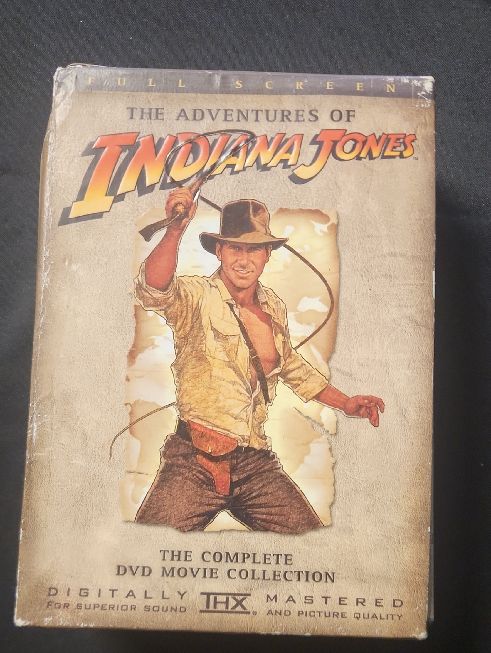 Indiana Jones Complete DVD Movie Collection - Tan Cover